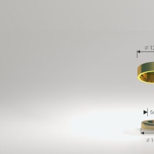 Spegelkåpor guld