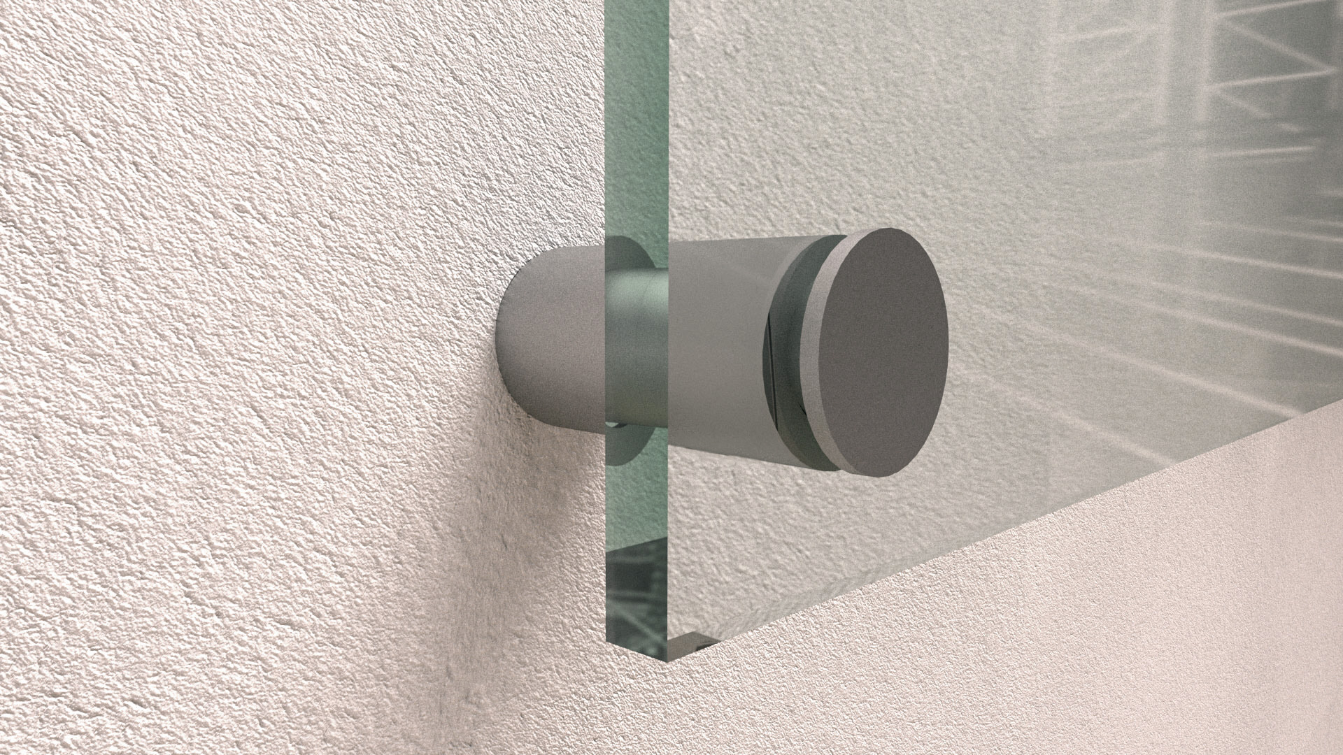 Skyltdistans i satinaluminium - Bild 4