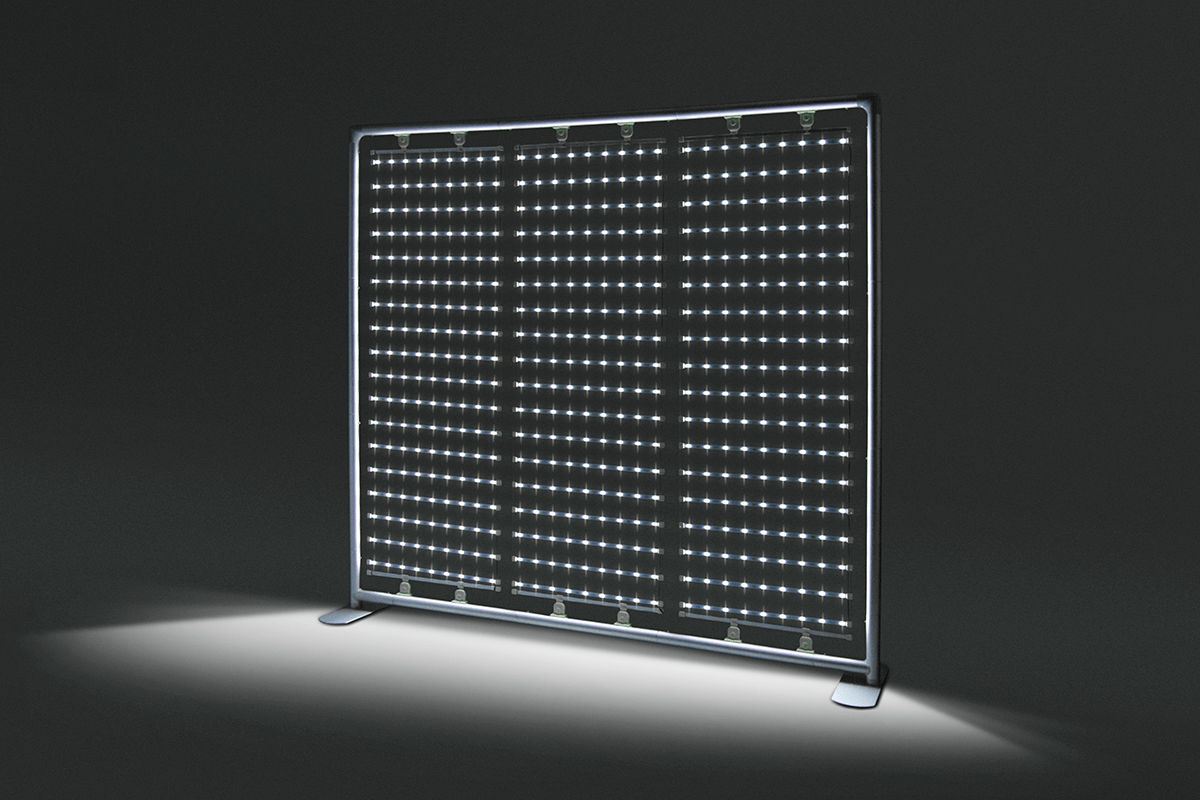 Tygvägg rak LED - Bild 4